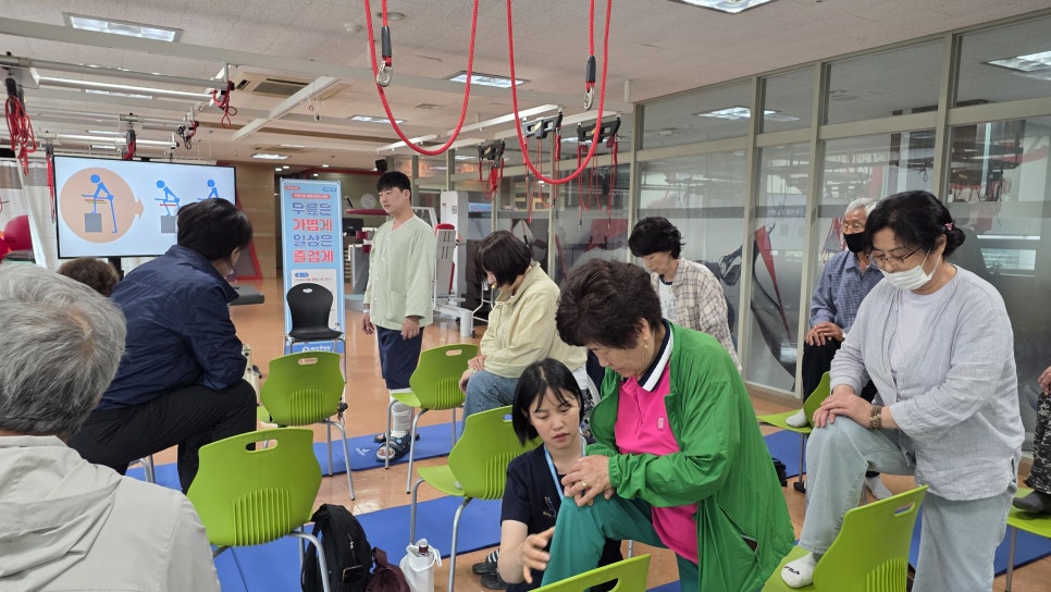 무릎 건강을 위한 홈트레이닝 강좌 성료! 첨부 이미지